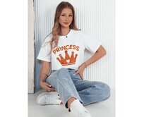 Dámské tričko PRINCY bílé Bílá, S/M