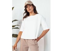 Dámská oversize halenka BULS ecru Bílá, Univerzální