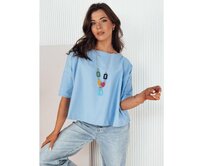Dámská halenka oversize BULS modrá Světle modrá, Univerzální