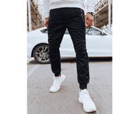 Pánské tepláky joggers černé Černá, XL/XXL