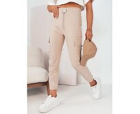 Dámské kalhoty MAREN béžové Béžová, L/XL