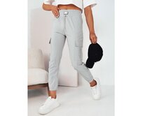 Dámské kalhoty MAREN šedé Světle šedá, L/XL