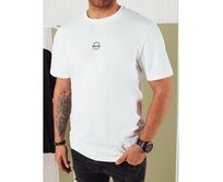 Pánské tričko s potiskem MIRA bílé Bílá, L