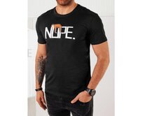 Pánské tričko s potiskem WIRA černé Černá, XXL