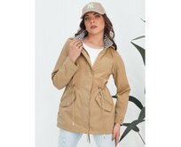 Dámská bunda AVELIN tmavě béžová Béžová, XL