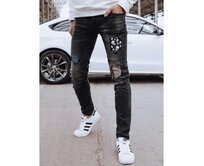 Pánské džínové kalhoty TREFA černé Černá, s29