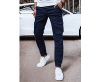 Pánské kalhoty jogger MIKE tmavě modré Námořnická modrá, L
