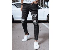 Pánské džínové kalhoty BELLA černé Černá, s31