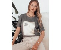 Dámské tričko CHANTE hnědé Břidlicová, S/M
