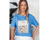 Dámské tričko CENTIA modrá Modrá, S/M