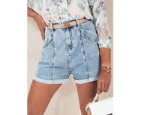 Dámské džínové šortky DENIMCUTS modré Modrá, S