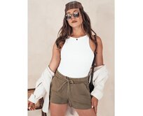 Dámské kraťasy CITYCHIC hnědé Karamelová, S