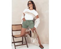 Dámské šortky CITYCHIC olivově zelené Olivová, L