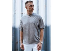 Pánské tričko s potiskem BILL tmavě šedá Břidlicová, M