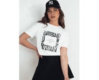 Dámské tričko s potiskem TEBOHON bílé Bílá, S