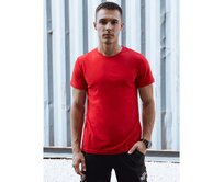 Pánské tričko bez potisku VISA červené Červená, XL