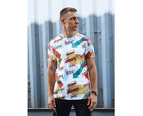 Pánské tričko s potiskem OLLAS bílé Bílá, XXL