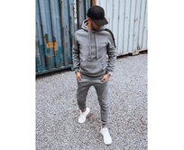 Pánská tepláková souprava SINA světle šedá Světle šedá, XXL