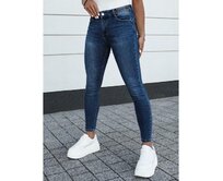 Dámské džíny slim fit ACORN tmavě modré Modrá, s29