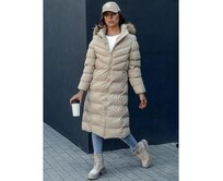 Dámský zimní kabát LUXWARM béžový Béžová, XL