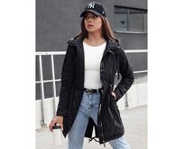 Dámská bunda parka URBANJOY černá Černá, XXL