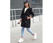 Dámská bunda parka MODERNS černá Černá, XL