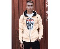 Pánská světle béžová mikina BX5839 Béžová, M