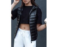 Dámská prošívaná vesta STYLISHZ se stojáčkem černá Černá, S