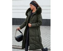 Dámská prošívaná bunda GLAMWARM zelená Zelená, XL