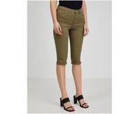 Khaki dámské capri kalhoty Khaki, 36