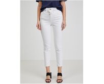 Bílé dámské slim fit džíny Bílá, 32