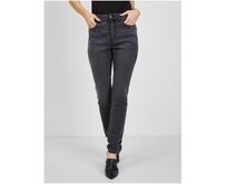 Tmavě šedé dámské skinny fit džíny Šedá, 36