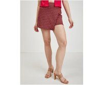 Červená dámská vzorovaná sukně/kraťasy Červená, L