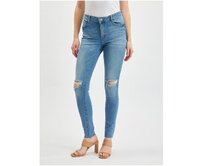 Světle modré dámské skinny fit džíny Světle modrá, 34