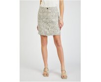 Béžová dámská tvídová sukně Béžová, 38