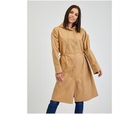 Světle hnědá dámská parka Hnědá, 36