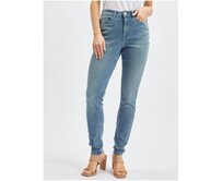 Modré dámské skinny fit Modrá, 34