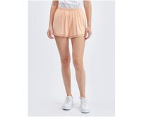 Meruňkové dámské kraťasy s krajkou Meruňková, S