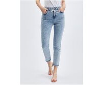 Světle modré dámské slim fit džíny Světle modrá, 32