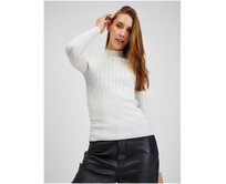 Bílý dámský svetr Bílá, L