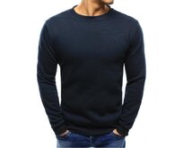 Pánská mikina STYLE jednobarevná tmavě modrá Námořnická modrá, XXL