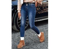 Dámské kalhoty JEANLIFE denim skinny modré Modrá, s28