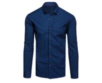 Pánská tmavě modrá košile s hvězdami Námořnická modrá, 3XL