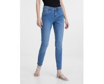 Světle modré dámské skinny džíny Světle modrá, 36