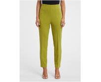 Zelené dámské kalhoty Zelená, 38