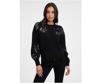 Černý dámský svetr Černá, S