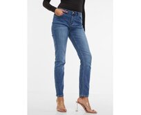 Modré dámské slim fit džíny Modrá, 34