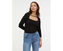 Černé dámské tričko Černá, M