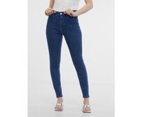 Modré dámské skinny fit džíny Modrá, 34
