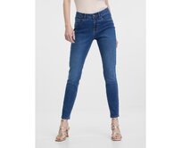 Modré dámské skinny džíny Modrá, 34